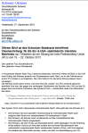 Seite 1. Offener Brief an den Schweizer Bundesrat betreffend Visumserteilung für die EU- & USA- sanktionierte Valentina Matvienko zur Teilnahme an der Sitzung der Inter-Parliamentary Union (IPU) vom 19. ¬– 22. Oktober 2015