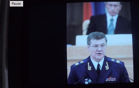 Screenshot from navalny-chaika-bbctwo-newsnight-22-01-2016